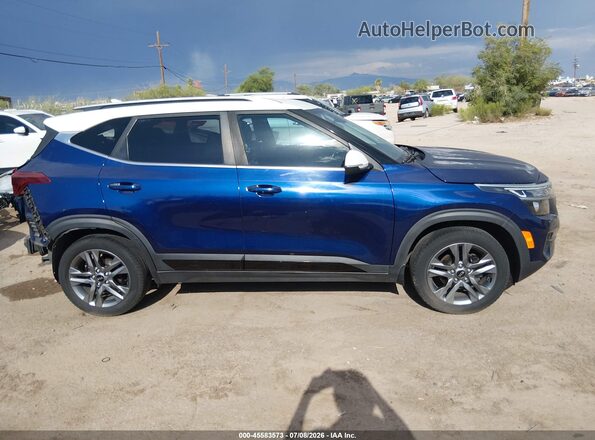 KNDEU2AA1M7058662 2021 KIA SELTOS Blue Widok wnętrza z tyłu