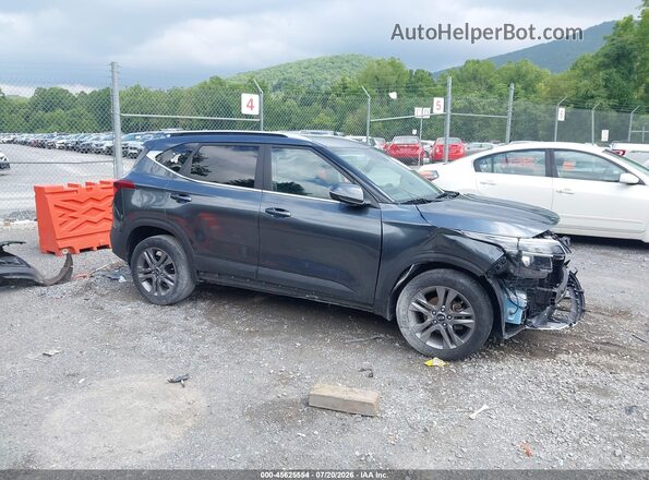 KNDEU2AA2M7225501 2021 KIA SELTOS Gray Սալոնի հետևի տեսք