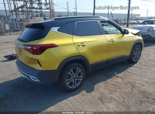 KNDEU2AA2N7313286 2022 KIA SELTOS Yellow Trasero derecho