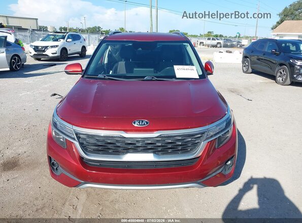 KNDEU2AA9M7090775 2021 KIA SELTOS Оранжевый Вид щитка приборов