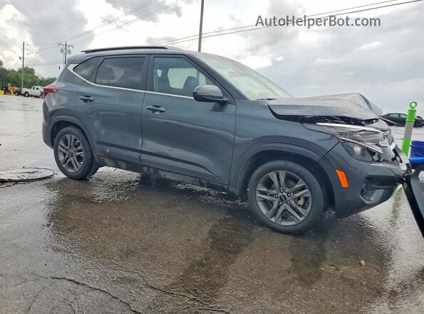 KNDEU2AAXP7431069 2023 KIA SELTOS Серый Передняя правая четверть