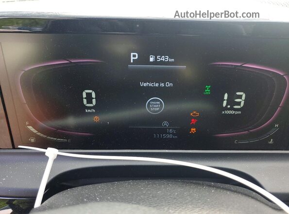 KNDEUCAA4R7520547 2024 KIA SELTOS Green Instrument cluster view