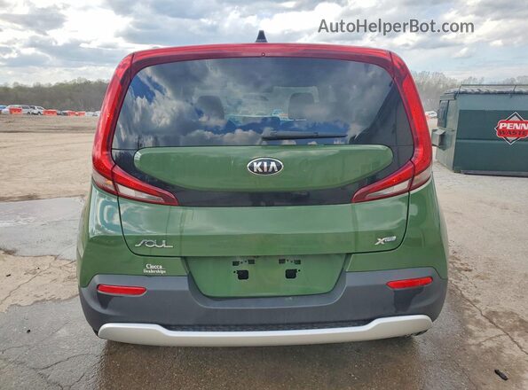 KNDJ23AU1L7093933 2020 KIA SOUL Green Հետևի տեսք