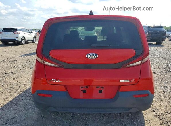 KNDJ23AU2M7145670 2021 KIA SOUL Red Vista trasera