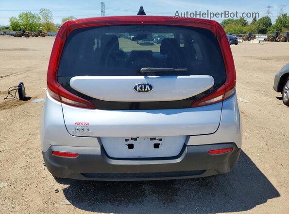 KNDJ23AU3L7096025 2020 KIA SOUL Silver Rear view