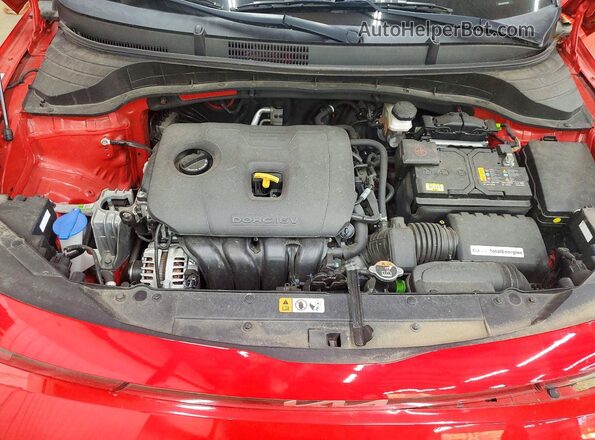 KNDJ23AU3P7202978 2023 KIA SOUL Red Widok wnętrza z tyłu