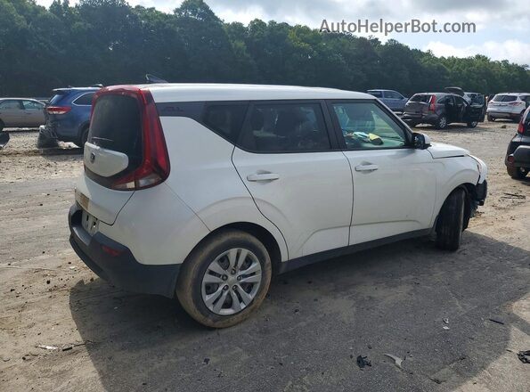 KNDJ23AU8L7734883 2020 KIA SOUL White უკანა მარჯვენა