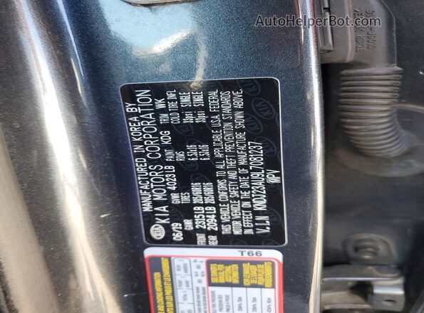 KNDJ23AU9L7081237 2020 KIA SOUL Charcoal Սալոնի 360 աստիճան տեսք