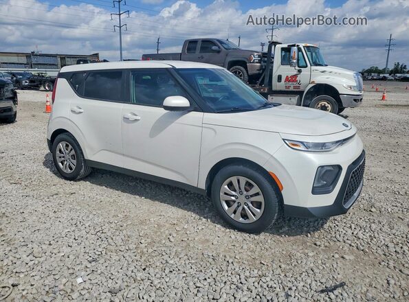 KNDJ23AUXM7736698 2021 KIA SOUL Белый Передняя правая четверть