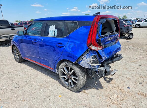 KNDJ53AF2M7741760 2021 KIA SOUL Blue Rear left