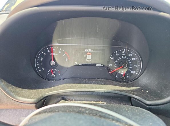 KNDJ53AF2M7741760 2021 KIA SOUL Blue Instrument cluster view