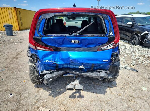 KNDJ53AF2M7741760 2021 KIA SOUL Blue Rear view