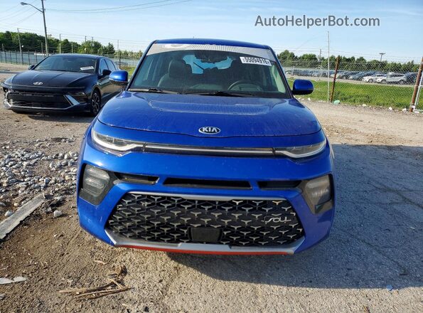 KNDJ53AF2M7741760 2021 KIA SOUL Blue Front view