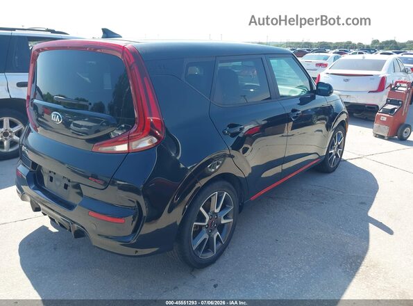 KNDJ53AF4L7012710 2020 KIA SOUL Black Задня права чверть
