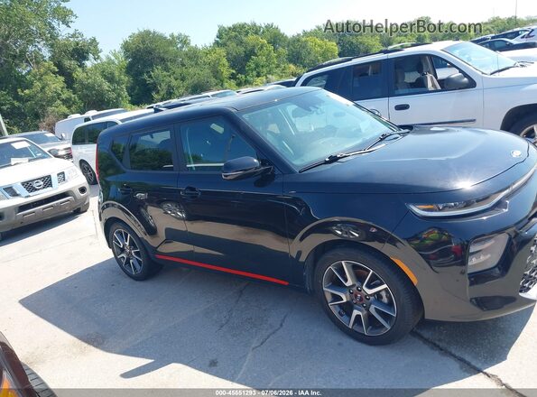 KNDJ53AF4L7012710 2020 KIA SOUL Black Вид задньої частини салону