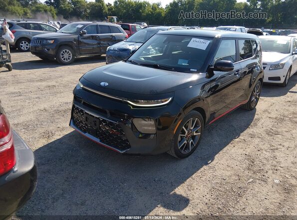 KNDJ53AF8L7023838 2020 KIA SOUL Black წინა მარცხენა ხედი სამი მეოთხედიდან
