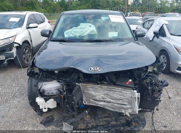 KNDJ53AFXL7005969 2020 KIA SOUL Gray Dashboard view