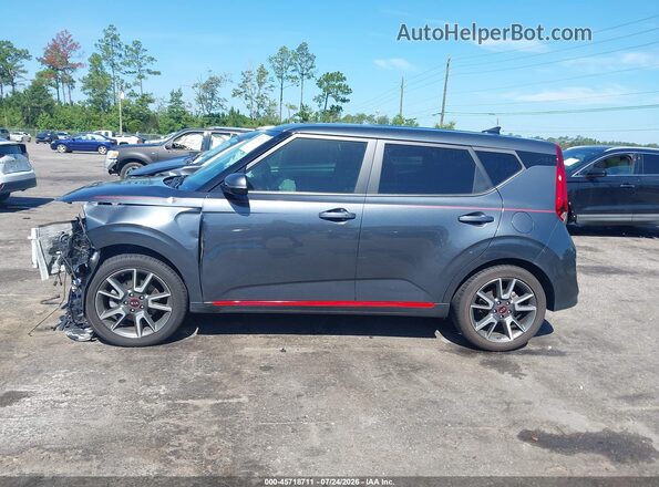 KNDJ53AFXL7005969 2020 KIA SOUL Gray Rear interior view