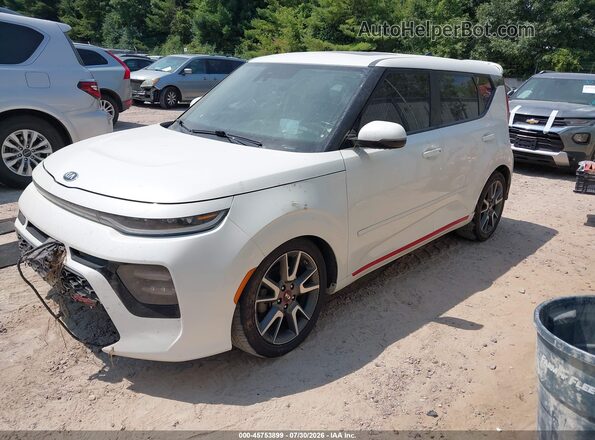 KNDJ53AFXL7732237 2020 KIA SOUL Белый Передняя левая четверть