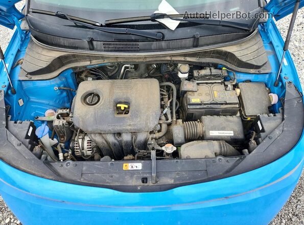 KNDJ53AU6P7193989 2023 KIA SOUL Blue Вид задньої частини салону