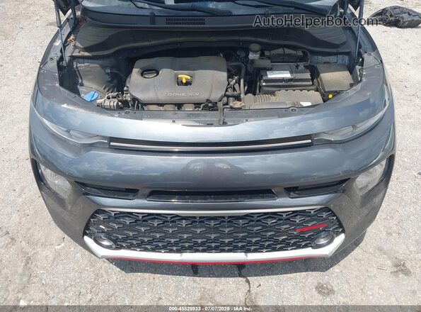 KNDJ63AUXM7787929 2021 KIA SOUL Gray უკანა ხედი