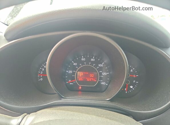KNDJN2A20G7384364 2016 KIA SOUL Silver Instrument cluster view