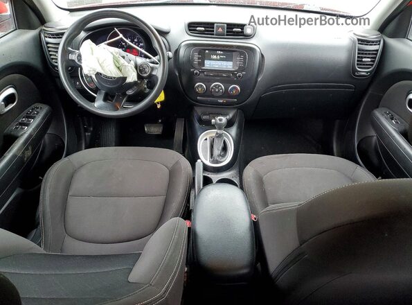 KNDJN2A20K7004285 2019 KIA SOUL Красный Вид панели приборов