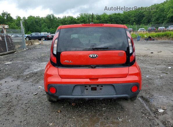 KNDJN2A20K7004285 2019 KIA SOUL Красный Вид сзади