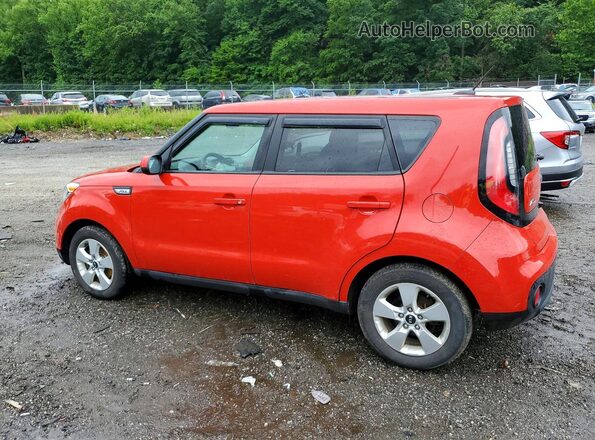 KNDJN2A20K7004285 2019 KIA SOUL Красный Задняя левая четверть