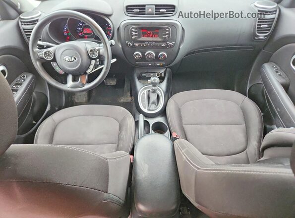 KNDJN2A21G7840341 2016 KIA SOUL White Vista del salpicadero
