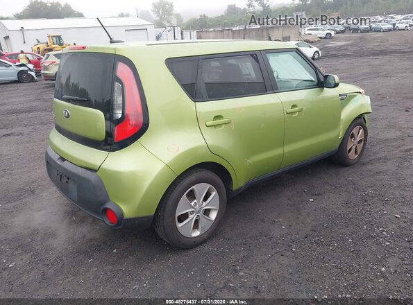 KNDJN2A21G7844597 2016 KIA SOUL Зеленый Задняя правая четверть
