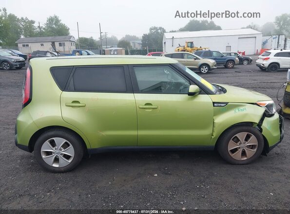 KNDJN2A21G7844597 2016 KIA SOUL Зеленый Вид задней части салона