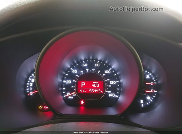 KNDJN2A22G7370286 2016 KIA SOUL White უკანა სავარძლების ხედი