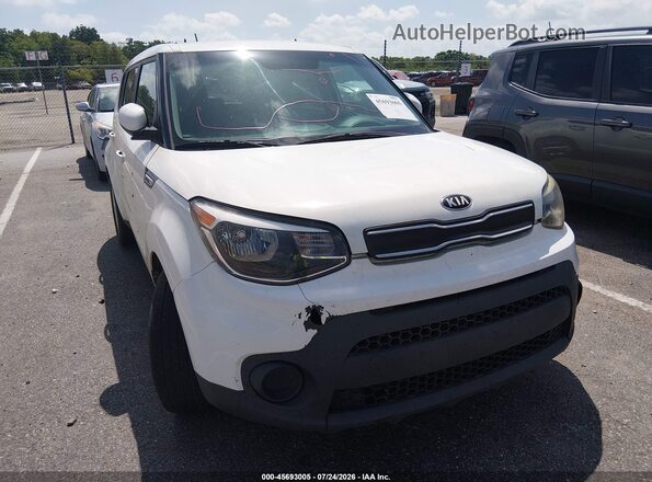 KNDJN2A23K7008248 2019 KIA SOUL White Դիմացի տեսք