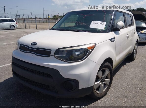 KNDJN2A23K7008248 2019 KIA SOUL White Առջևի ձախ երեք քառորդ տեսարան