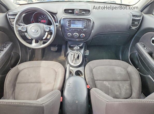 KNDJN2A23K7664711 2019 KIA SOUL Белый Вид панели приборов