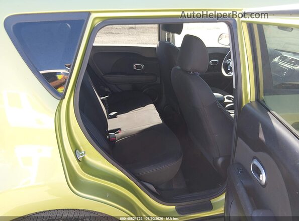 KNDJN2A23K7916604 2019 KIA SOUL Green Widok naklejki z numerem VIN