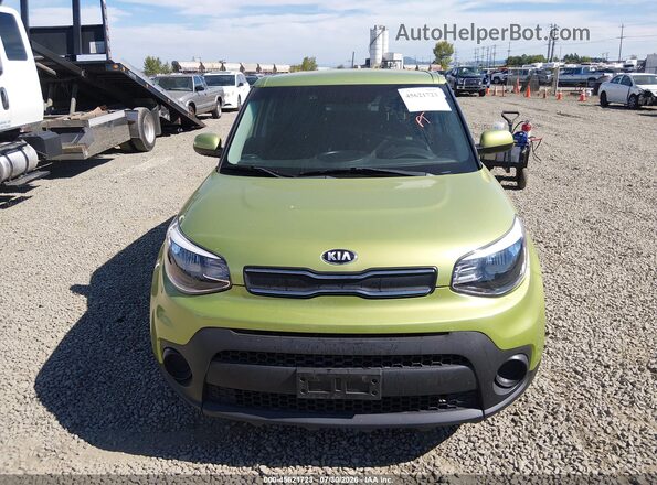 KNDJN2A23K7916604 2019 KIA SOUL Green Widok zestawu wskaźników