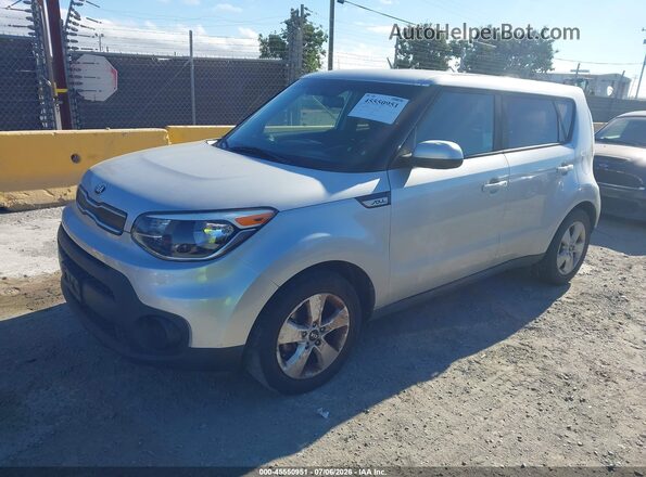 KNDJN2A24K7020165 2019 KIA SOUL Gray Առջևի ձախ երեք քառորդ տեսարան