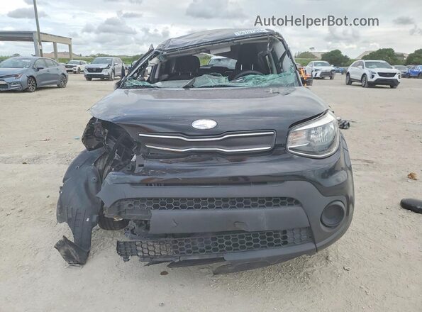 KNDJN2A25K7699783 2019 KIA SOUL Black Вид спереду