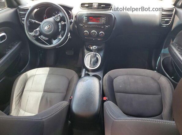 KNDJN2A26G7301410 2016 KIA SOUL Black წინა პანელის ხედი