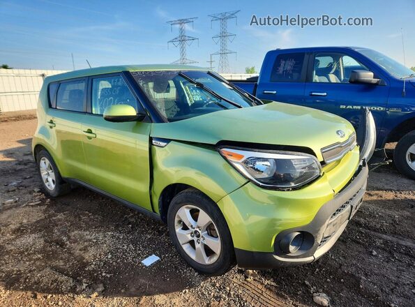 KNDJN2A26J7905451 2018 KIA SOUL Зеленый Передняя правая четверть