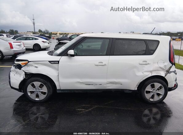 KNDJN2A27G7277103 2016 KIA SOUL White წინა ხედი