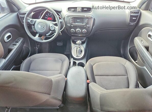 KNDJN2A27H7428541 2017 KIA SOUL White წინა პანელის ხედი
