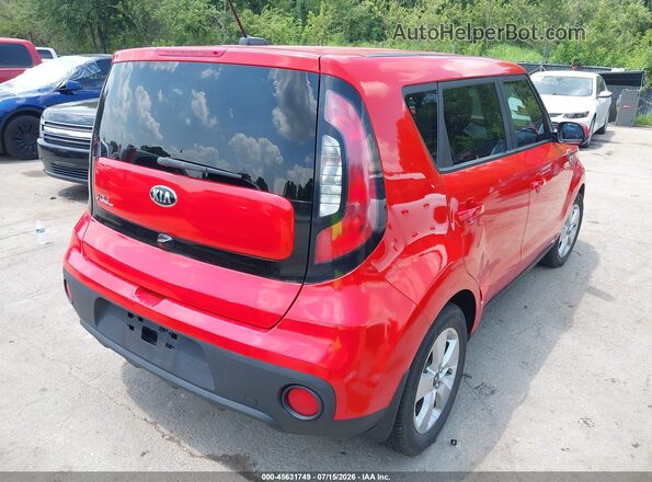 KNDJN2A27K7642470 2019 KIA SOUL Red Trasero derecho