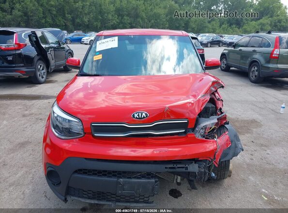 KNDJN2A27K7642470 2019 KIA SOUL Red Vista del cuadro de instrumentos