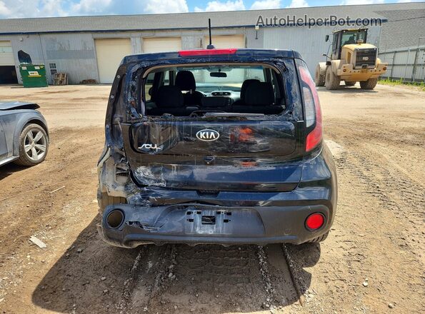 KNDJN2A27K7696092 2019 KIA SOUL Черный Вид сзади