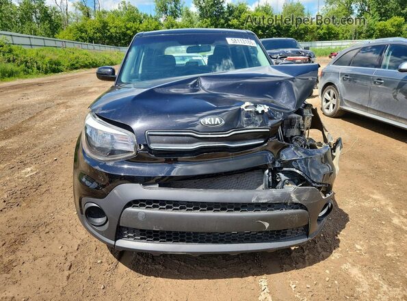 KNDJN2A27K7696092 2019 KIA SOUL Черный Вид спереди