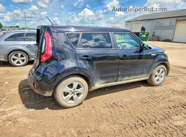 KNDJN2A27K7696092 2019 KIA SOUL Черный Задняя правая четверть