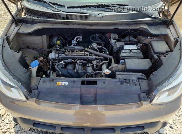 KNDJN2A28G7280205 2016 KIA SOUL Коричневый Вид задней части салона